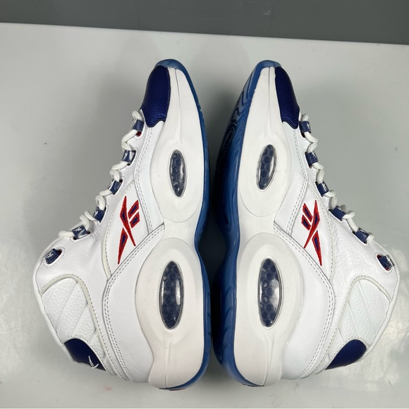Reebok Question Mid Blue Toe 2022 “Allen Iverson” GX0227 Mens - Picture 9 of 9